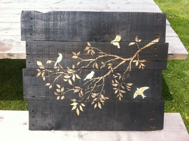 How To Make Stained Wood Pallet Wall Art – Snapguide With Regard To Stained Wood Wall Art (View 11 of 20)