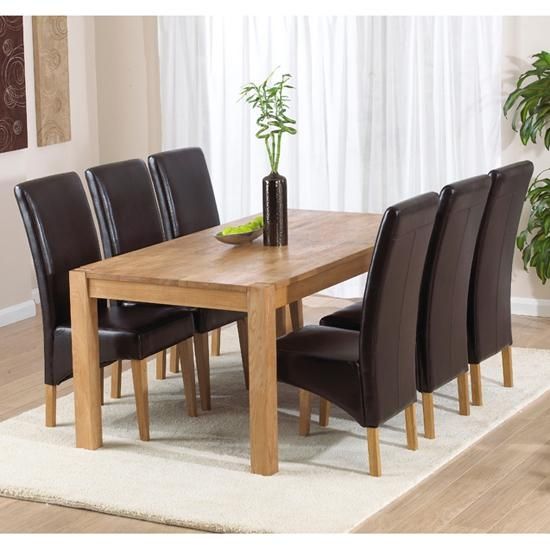 Incredible 6 Dining Room Chairs Decorative Dining Tables 6 Chairs Inside Most Up To Date Oak 6 Seater Dining Tables (Photo 5 of 20)