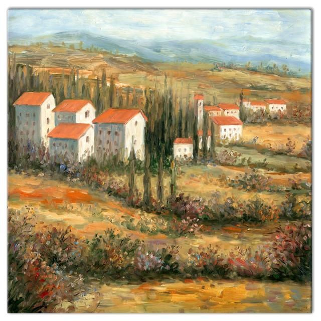 Italian Countryside" Canvas Wall Art, 24"x24" – Farmhouse – Prints Regarding Italian Countryside Wall Art (View 3 of 20)
