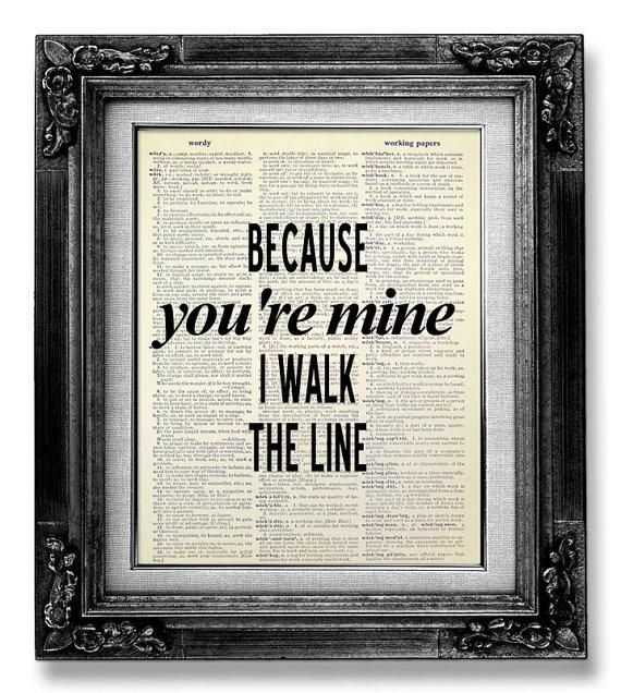 Johnny Cash Wall Art Quote Poster Rustic Country Decor Song For Johnny Cash Wall Art (View 13 of 20)