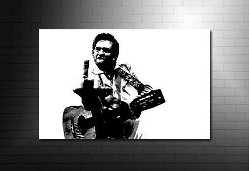 Johnny Cash Wall Art Within Johnny Cash Wall Art (View 1 of 20)