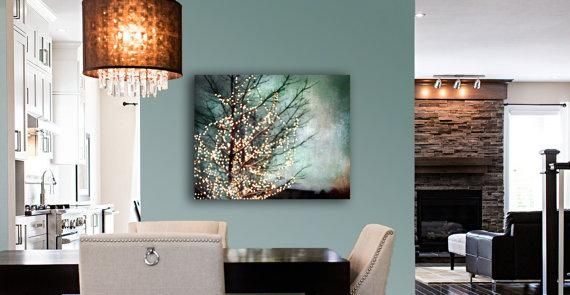 Large Abstract Canvas Art Teal Wall Art Canvas Gold Black With Regard To Teal And Gold Wall Art (Photo 18 of 20)
