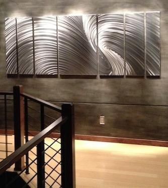 Large Metal Art; Huge Public Displays, Corporate Installs | Mad With Metal Art For Walls (View 10 of 20)