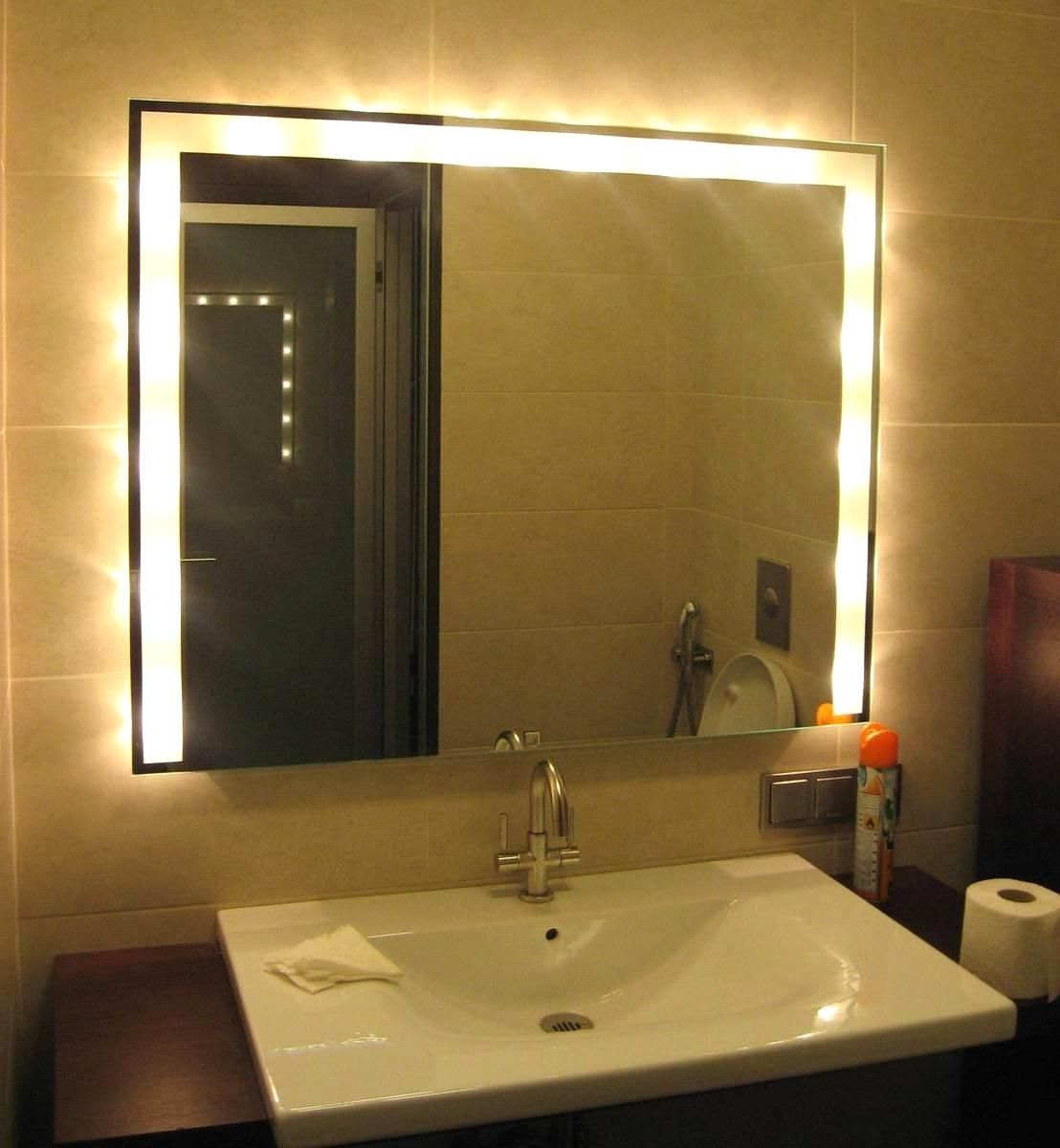 Led Lights For Mirrors With Best 25 Mirror Ideas On Pinterest Within Led Strip Lights For Bathroom Mirrors (View 18 of 20)