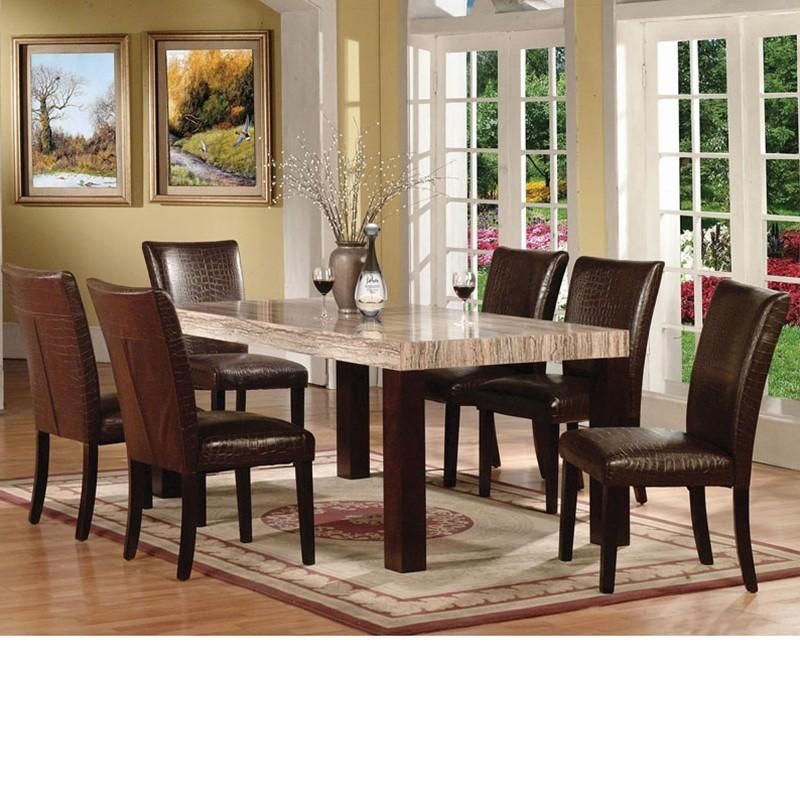 20 Best Collection of Marble Dining Tables Sets | Dining Room Ideas High Dining Room Tables