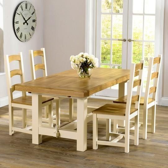 Marino Cream & Oak – Cream & Oak Furniture – Furniture Shopping Within Most Recently Released Cream And Oak Dining Tables (View 8 of 20)