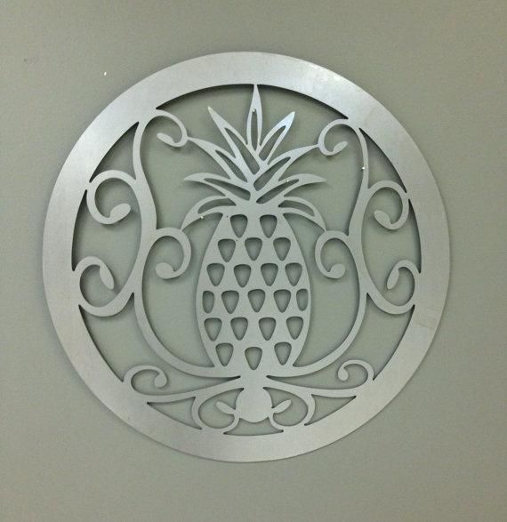Featured Photo of Pineapple Metal Wall Art