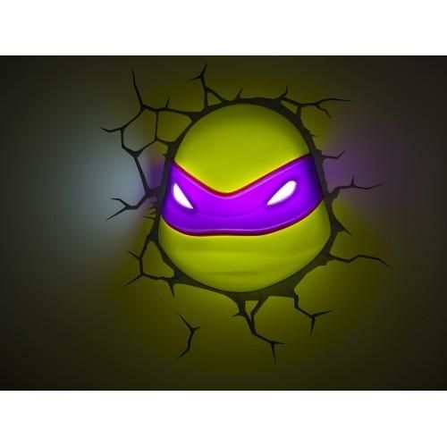 Mutant Ninja Turtles 3D Wall Art Nightlight – Donatello With Regard To Tmnt Wall Art (View 18 of 20)