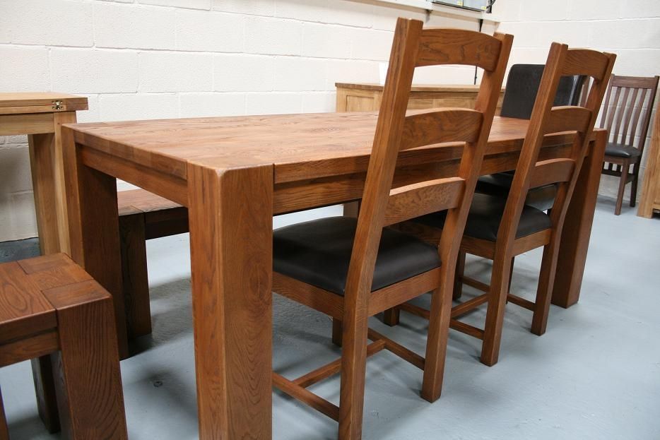 Oak Dining Tables Uk | Ebizby Design In Most Popular Oak Dining Furniture (View 15 of 20)