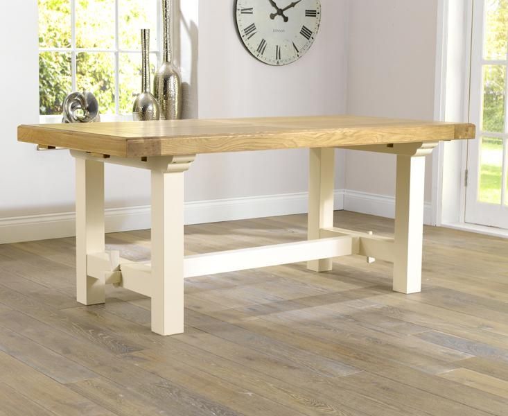 Oak Dining Tables Uk | Ebizby Design Inside Most Up To Date Cream And Oak Dining Tables (Photo 13 of 20)
