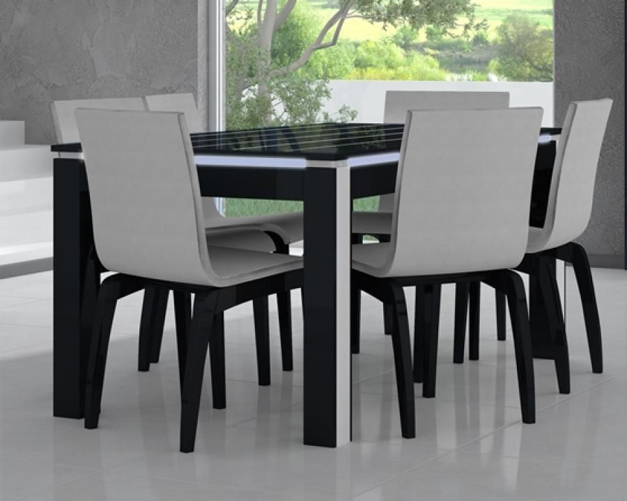 Only Then Buy The Oslo 120Cm Black High Gloss Stowaway Dining Pertaining To 2017 Black Gloss Dining Tables And Chairs (View 3 of 20)