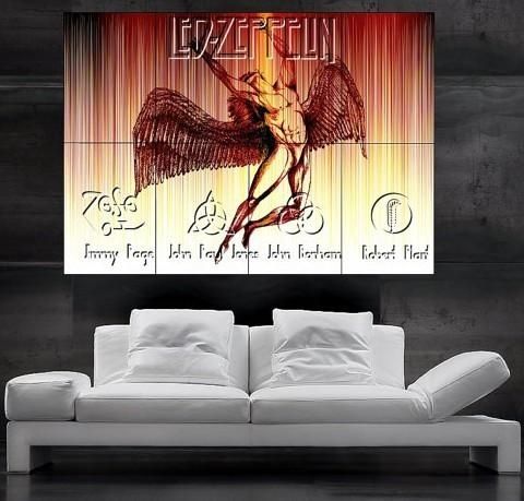 Parede Zeppelin Popular Buscando E Comprando Fornecedores De For Led Zeppelin Wall Art (Photo 8 of 20)