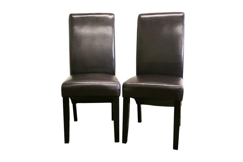 Perfect Brown Leather Dining Room Chairs With Laredo Brown Leather Within 2017 Dark Brown Leather Dining Chairs (Photo 3 of 20)