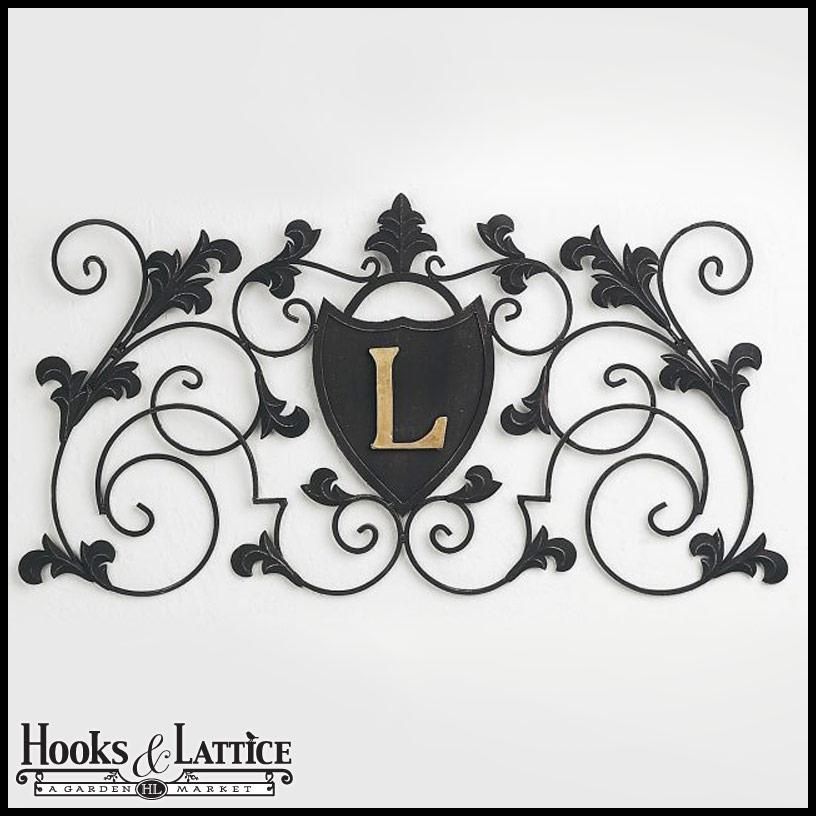 Personalized Wall Art, Monogram Decorations Intended For Monogram Metal Wall Art (View 9 of 20)