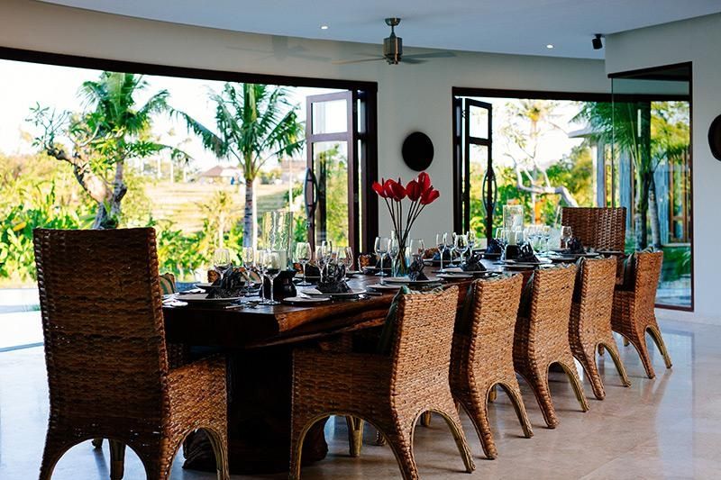 Photo Gallery | Villa Umah Daun – Umalas 5 Bedroom Luxury Villa, Bali Intended For Most Recent Balinese Dining Tables (Photo 13 of 20)