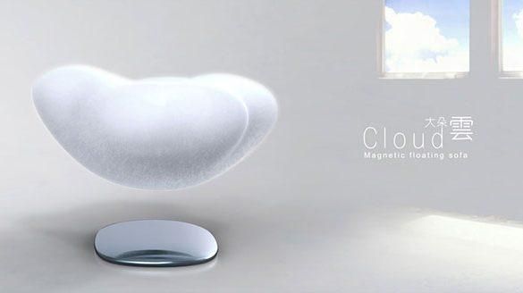 Popular Living Rooms : Floating Cloud Magnet Sofa With Regard To Throughout Cloud Magnetic Floating Sofas (View 10 of 20)