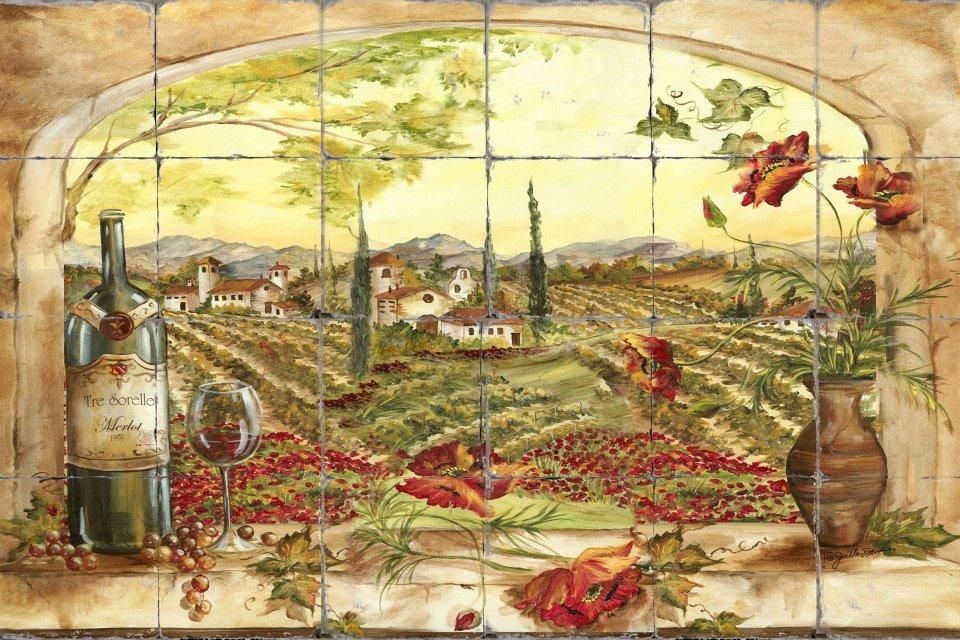 Printed Tile Iii With Regard To Italian Wall Art For The Kitchen (View 10 of 20)