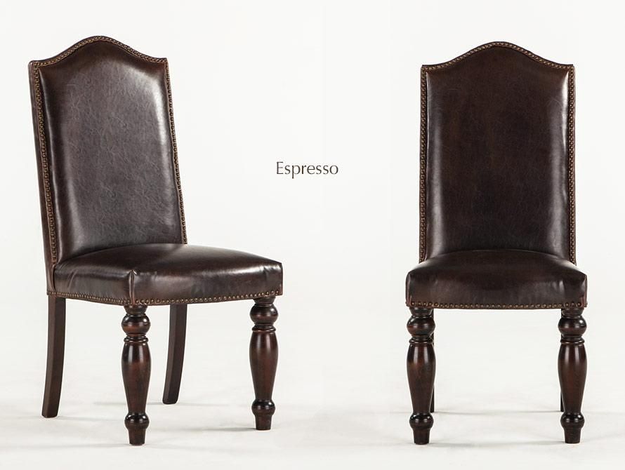 Red Leather Dining Chairs Old World Burgundy Red, Brown, Dark Brown Intended For Most Current Dark Brown Leather Dining Chairs (View 9 of 20)