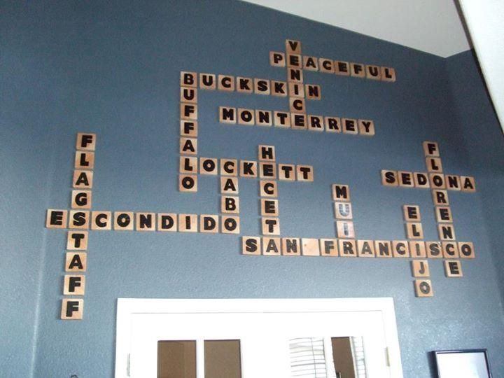 Remodelaholic | Scrabble Living Large: Family Names Art Project With Scrabble Names Wall Art (View 16 of 20)