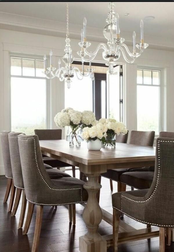 Round Dining Table Set Ebay Entrancing Dining Room Sets With Inside Most Recently Released Dining Tables And Fabric Chairs (Photo 11 of 20)