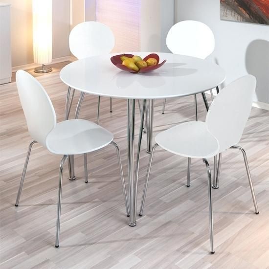 San Diego 180Cm White High Gloss And Glass Dining Table White Regarding Latest White Gloss Dining Tables Sets (View 15 of 20)