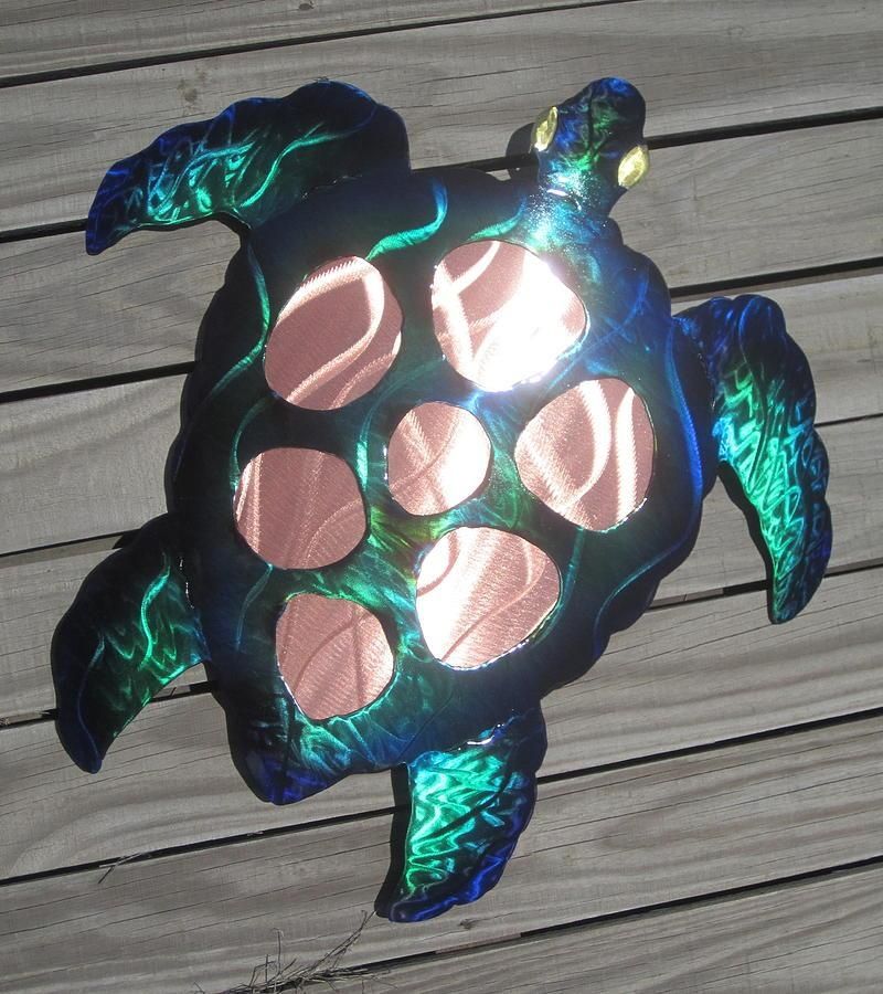 Sea Turtle Metal Wall Art Sculpturerobert Blackwell With Sea Turtle Metal Wall Art (View 13 of 20)