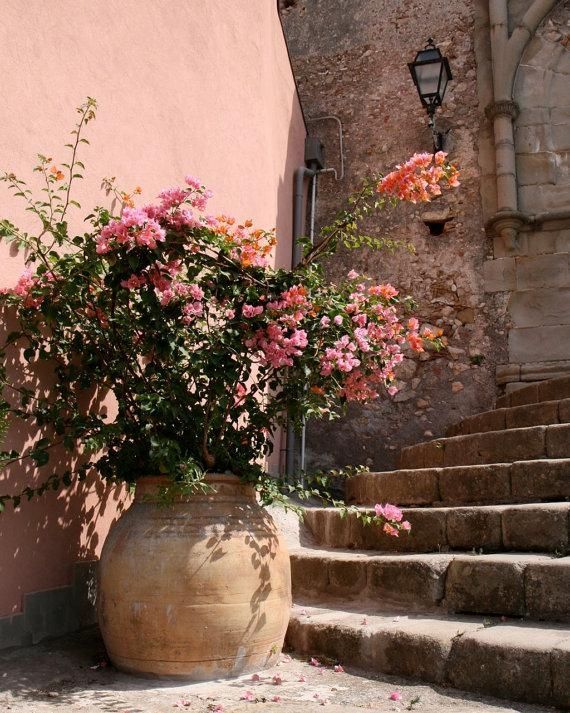 Sicily Photography Peach Home Decor Italy Photograph Pink With Italian Wall Art For Sale (View 16 of 20)