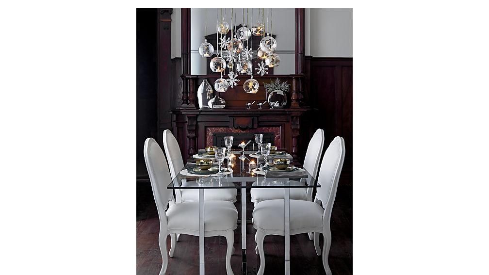 Silverado 72" Chrome Dining Table | Cb2 With Newest Chrome Dining Room Sets (Photo 14 of 20)