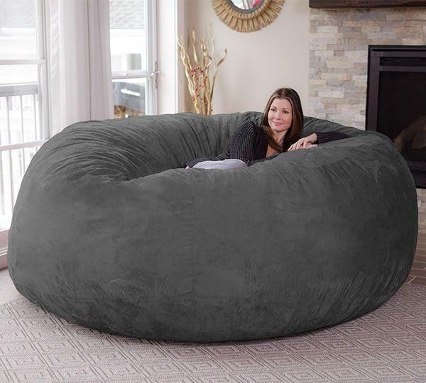 Sofa : Trendy Giant Bean Bag Chair In Giant Bean Bag Chairs (View 2 of 20)