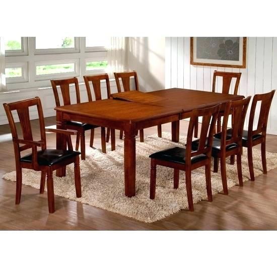 Solid Oak Dining Table And 8 Chairs – Mitventures (View 12 of 20)
