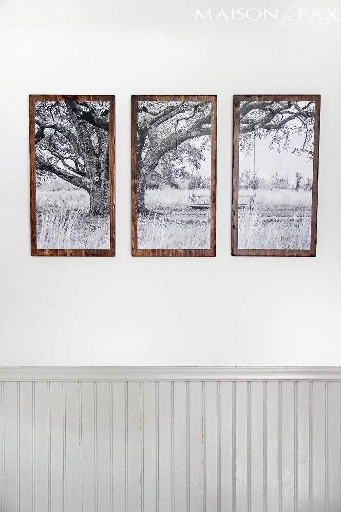 Split Photo Wall Art (Diy Triptych) – Maison De Pax Pertaining To Split Wall Art (Photo 15 of 20)