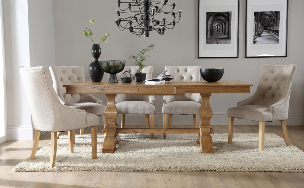Stylish Dining Table 8 Chairs Dining Table 8 Chairs Fast Free Within Recent Oak Extending Dining Tables And 8 Chairs (View 11 of 20)