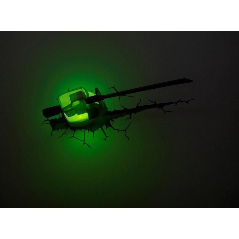 Teenage Mutant Ninja Turtles 3D Wall Art Nightlight – Leonardo Pertaining To 3D Wall Art Nightlight (Photo 20 of 20)
