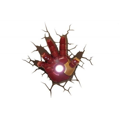 The Avengers 3D Wall Art Nightlight – Iron Man Hand In The Avengers 3D Wall Art Nightlight (View 11 of 20)