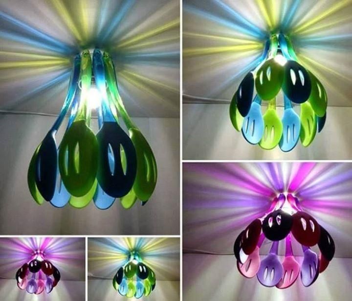 Top 15 Diy Plastic Spoon Home Decorating Ideas – Fab Art Diy Pertaining To Plastic Spoon Wall Art (View 20 of 20)