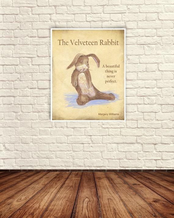 Velveteen Rabbit Wall Art Velveteen Rabbit Art Print Nursery Regarding Velveteen Rabbit Wall Art (View 3 of 20)