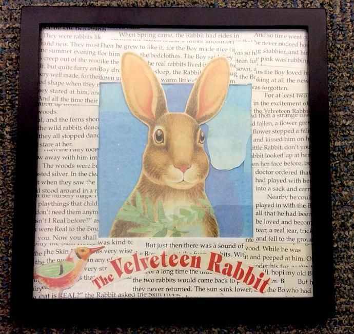 Velveteen Rabbit Wall Arttheitsybitsycrafter On Zibbet Inside Velveteen Rabbit Wall Art (View 15 of 20)