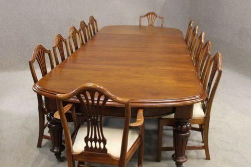 Victorian Mahogany Extending Dining Table – Antiques Atlas Intended For 2017 Mahogany Extending Dining Tables And Chairs (View 17 of 20)
