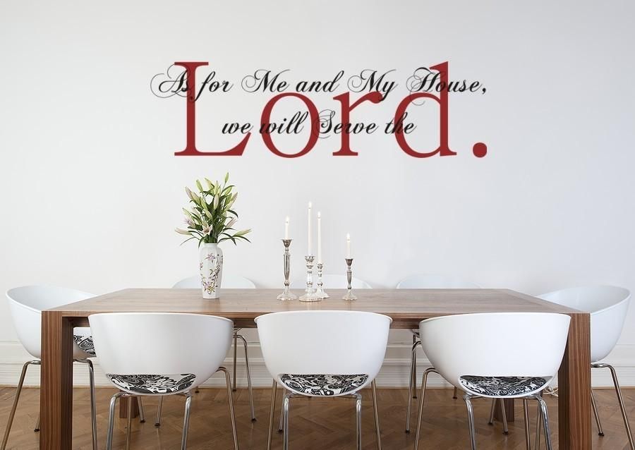 Vinyl Wall Art Decal Sticker As For Me And My House Joshua Throughout As For Me And My House Vinyl Wall Art (Photo 6 of 20)