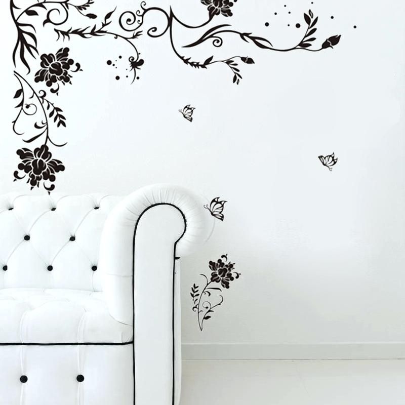 Wall Art ~ Butterfly Vine Wall Art Stickers Grape Vine Metal Wall For Grape Vine Wall Art (View 10 of 20)