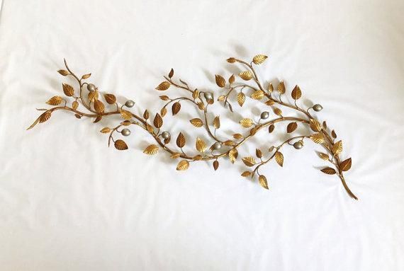 Wall Art Decor: Vintage Large Italian Metal Wall Art Sculpture Intended For Italian Silver Wall Art (View 4 of 20)