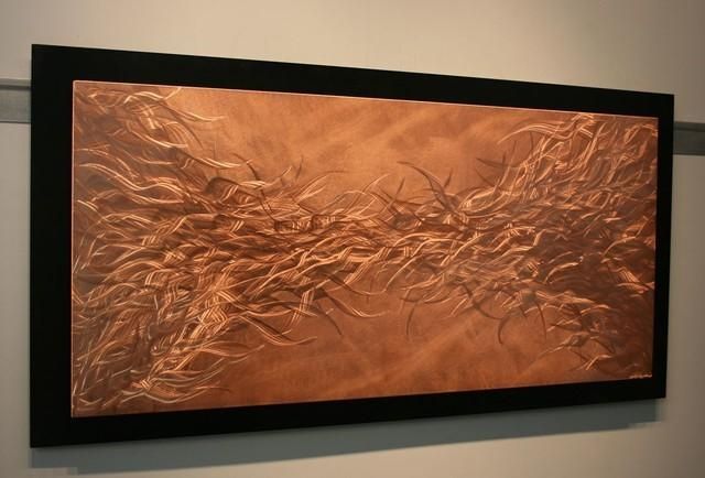 Wall Art Designs: Awesome Copper Wall Art, Copper Wall Accents Intended For Hammered Metal Wall Art (Photo 13 of 20)