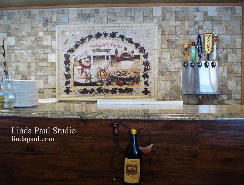 Wall Art For Restaurants And Hotels – Original Artwork And Tiles With Regard To Italian Wall Art For The Kitchen (View 14 of 20)