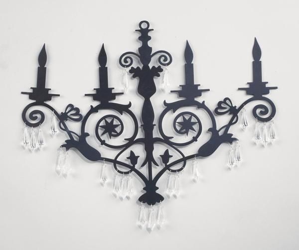 Wall Decortripar International, Inc. Intended For Metal Chandelier Wall Art (Photo 12 of 20)