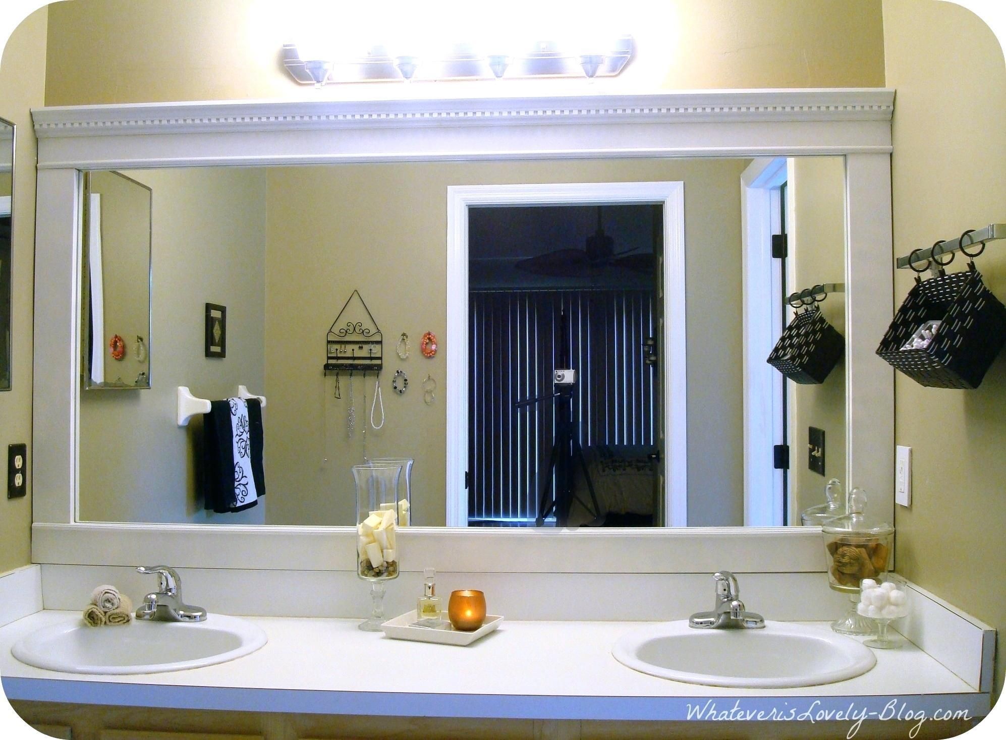Wall Ideas: Custom Wall Mirror. Custom Wall Mirrors Houston Pertaining To Custom Bathroom Mirrors (Photo 15 of 20)