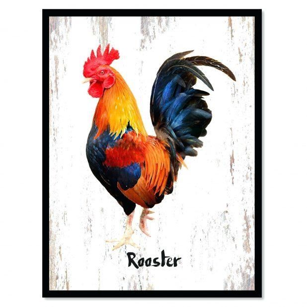 Wall Ideas : Rooster Wall Decor Kitchen Rooster Wall Art Inside Metal Rooster Wall Art (View 6 of 20)