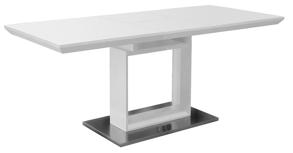 White High Gloss Extending Dining Table – Be Fabulous! Throughout Best And Newest Extending Gloss Dining Tables (View 11 of 20)