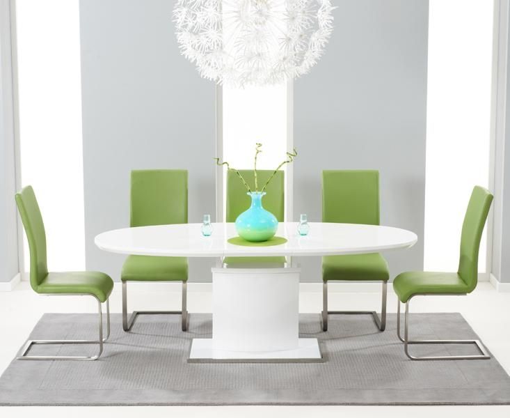 White High Gloss Oval Dining Table | | Master Home Decor In Most Popular White High Gloss Oval Dining Tables (Photo 15 of 20)