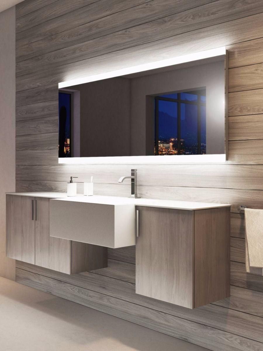 Winsome Wide Bathroom Mirror Mirrors With Lights Home Cabinets 18 Regarding Extra Wide Bathroom Mirrors (Photo 8 of 20)