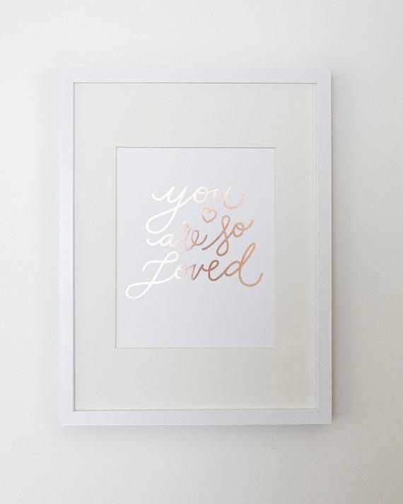 You Are So Loved Nursery Wall Art You Are Loved Print Kids With Regard To Nursery Framed Wall Art (View 13 of 20)